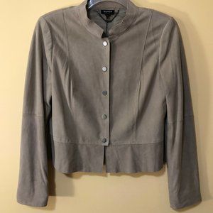 Worth New York Suede Leather Blazer Jacket 12